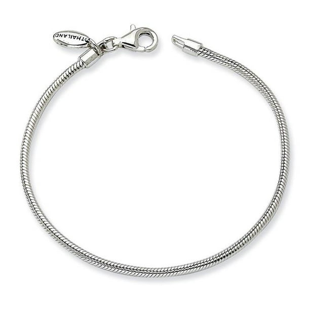 .925 Sterling Silver Childrens Enameled with 1.5 inch Extension Princess Bracelet 5.50 inches .925 Sterling Silver Childrens Enameled with 1.5 inch Extension Princess Bracelet 5.50 inches